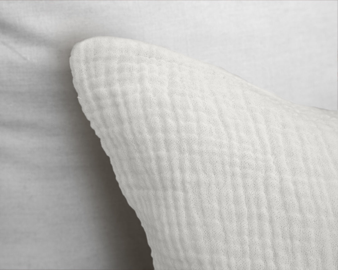 Mousseline Dekbedovertrek 240x200/220 Lits-Jumeaux Off White