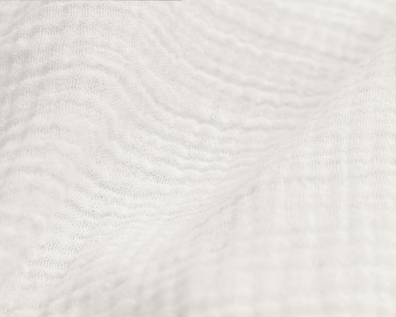 Mousseline Dekbedovertrek 240x200/220 Lits-Jumeaux Off White