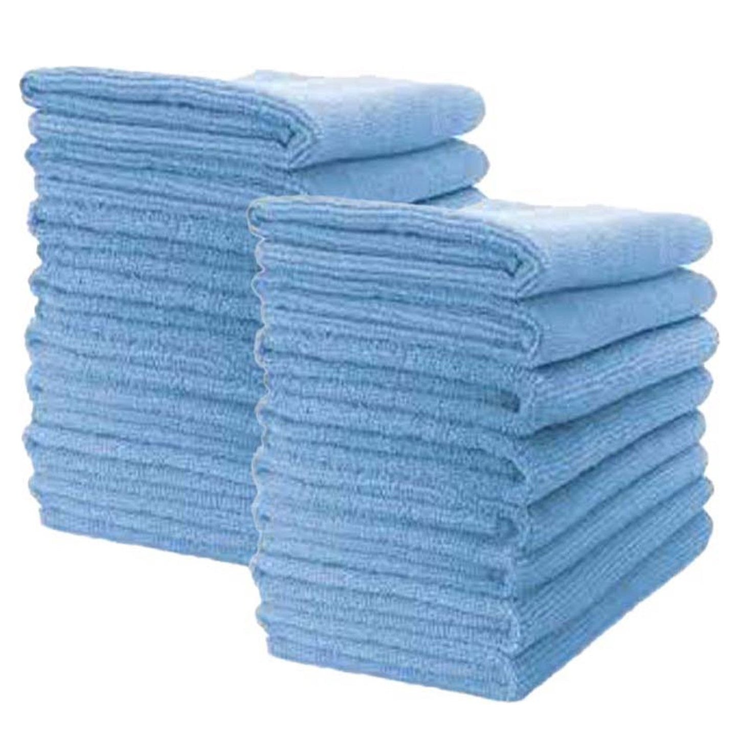 Microvezeldoeken 40x40cm (set van 20) Horeca Line Blauw