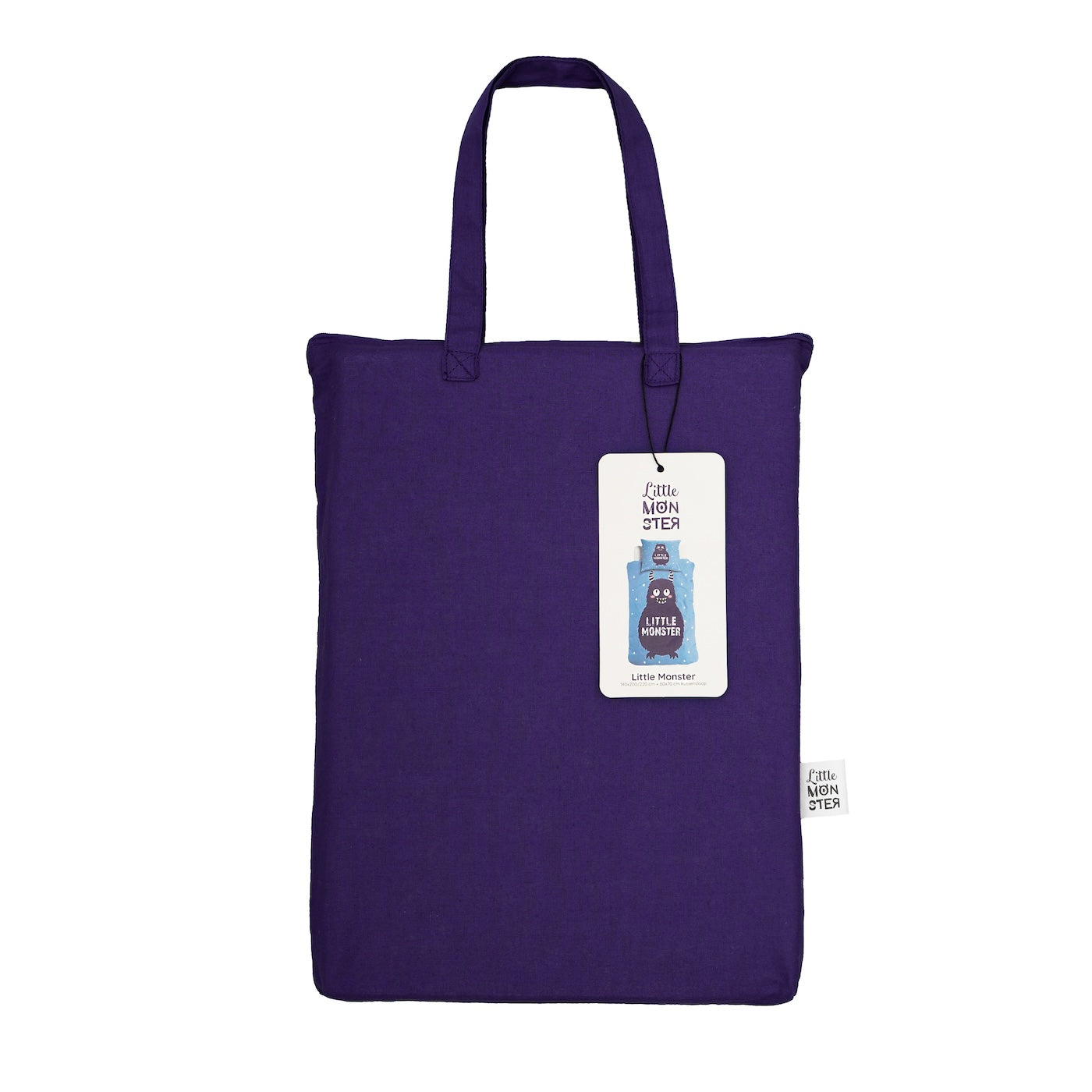 LittleMonster Kinder Dekbedovertrek 140x200/220 Blauw