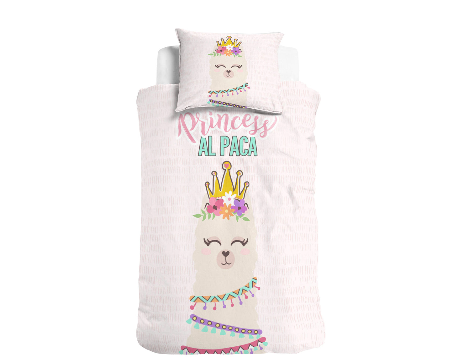 Alpaca Kinder Dekbedovertrek 140x200/220 Little Monster
