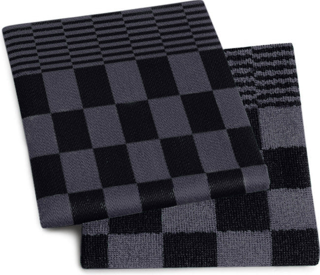 Chess Keukenhanddoeken 50x50cm (Set van 6) Horeca Line Antraciet