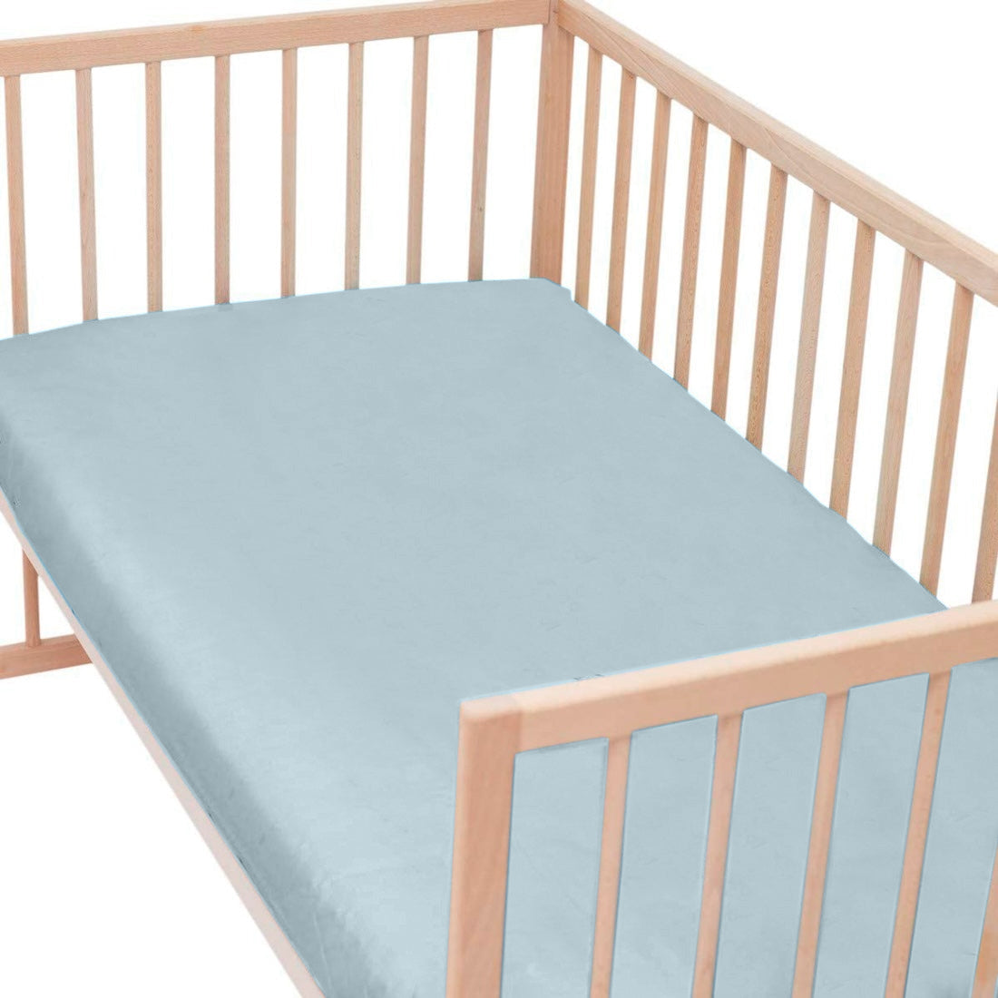 Kinderhoeslaken Jersey 2-Pack Pure Cotton Blauw