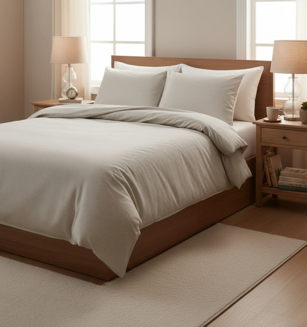 Dekbedovertrek 200x200 Katoen Stripes