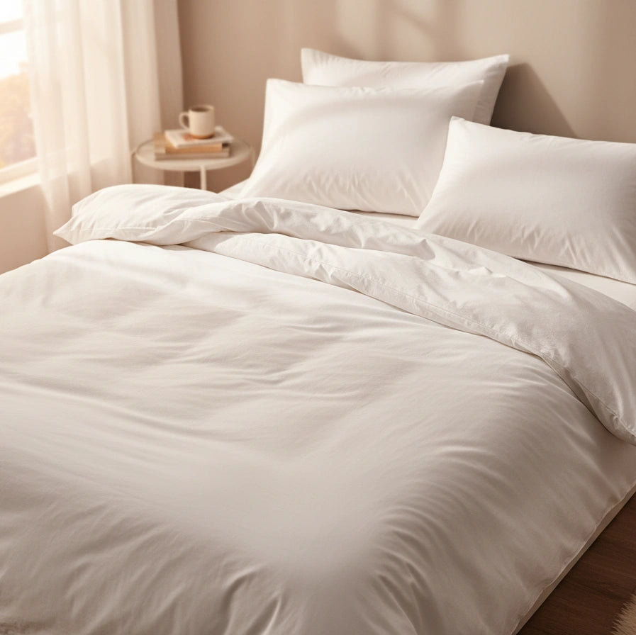 wit hotellinnen dekbedovertrek 240x220 slaapkamer