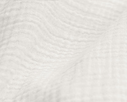 Mousseline Dekbedovertrek 1-persoons 140x200/220 Off White