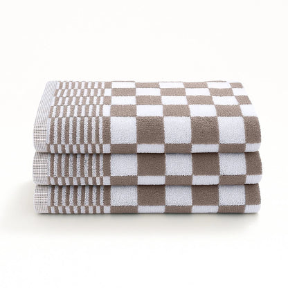 Keukendoeken Set 50×50 cm Badstof Horeca Bruin