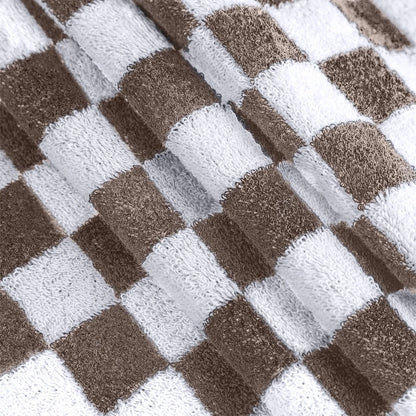 Keukendoeken Set 50×50 cm Badstof Horeca Bruin