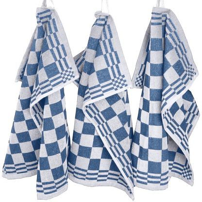 Keukendoeken Set 50×50 cm Badstof Horeca Licht Blauw