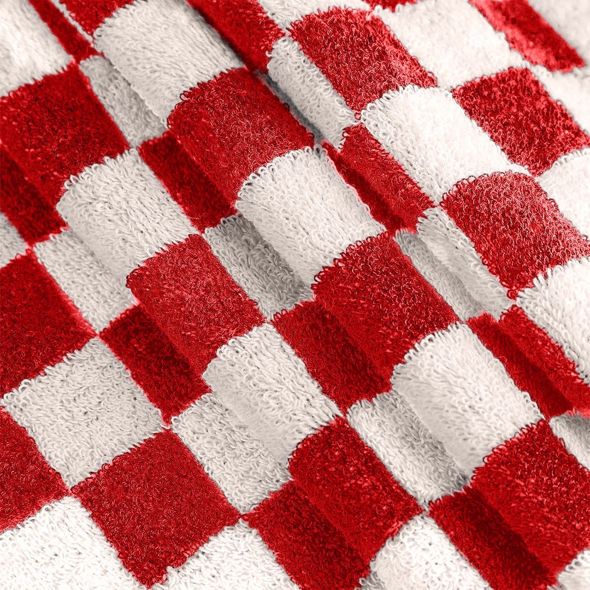 Keukendoeken Set 50×50 cm Badstof Horeca Rood