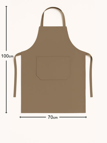 Keukenschort Bruin met Zak Horeca Line®