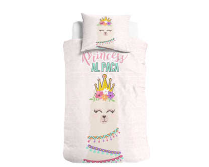 Alpaca Kinder Dekbedovertrek 140x200/220 Little Monster