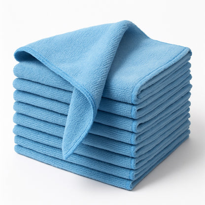 Microvezeldoeken 40x40cm (set van 10) Horeca Line Blauw
