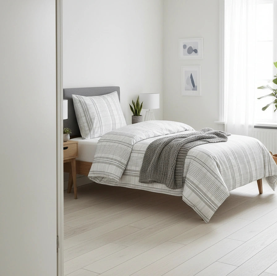 Dekbedovertrek 140x200 Katoen Check