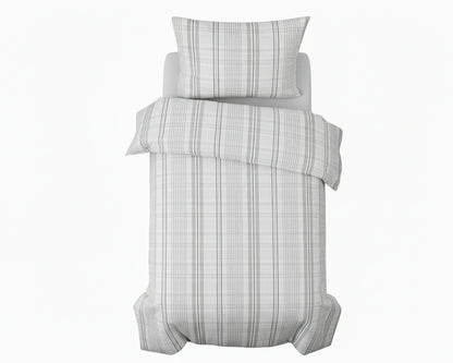 Dekbedovertrek 140x200 Katoen Check