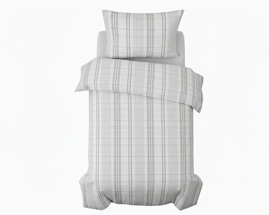 Dekbedovertrek 140x200 Katoen Check