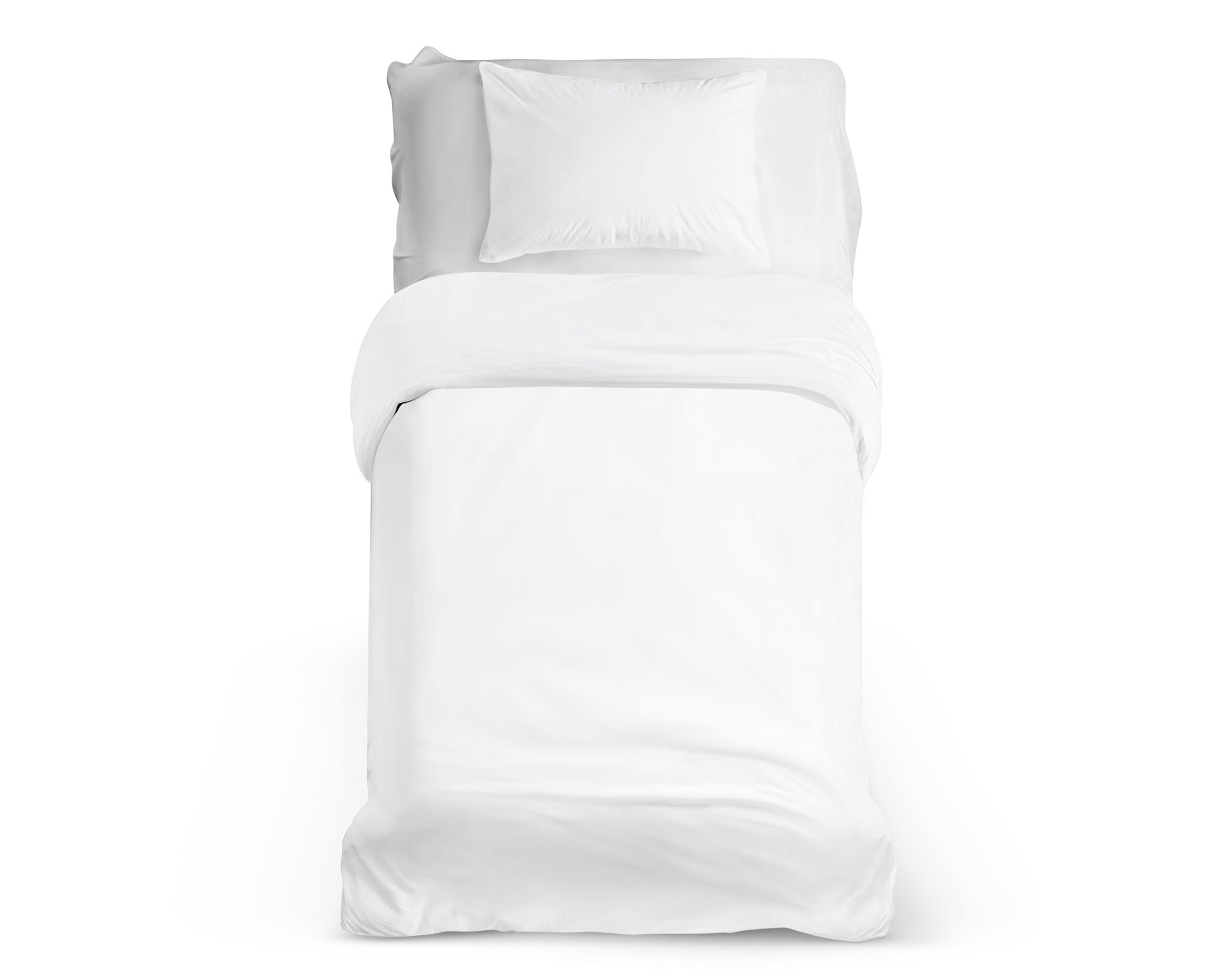 Dekbedovertrek 140x200 wit van katoen - zacht, ademend en comfortabel beddengoed - Beterkatoen