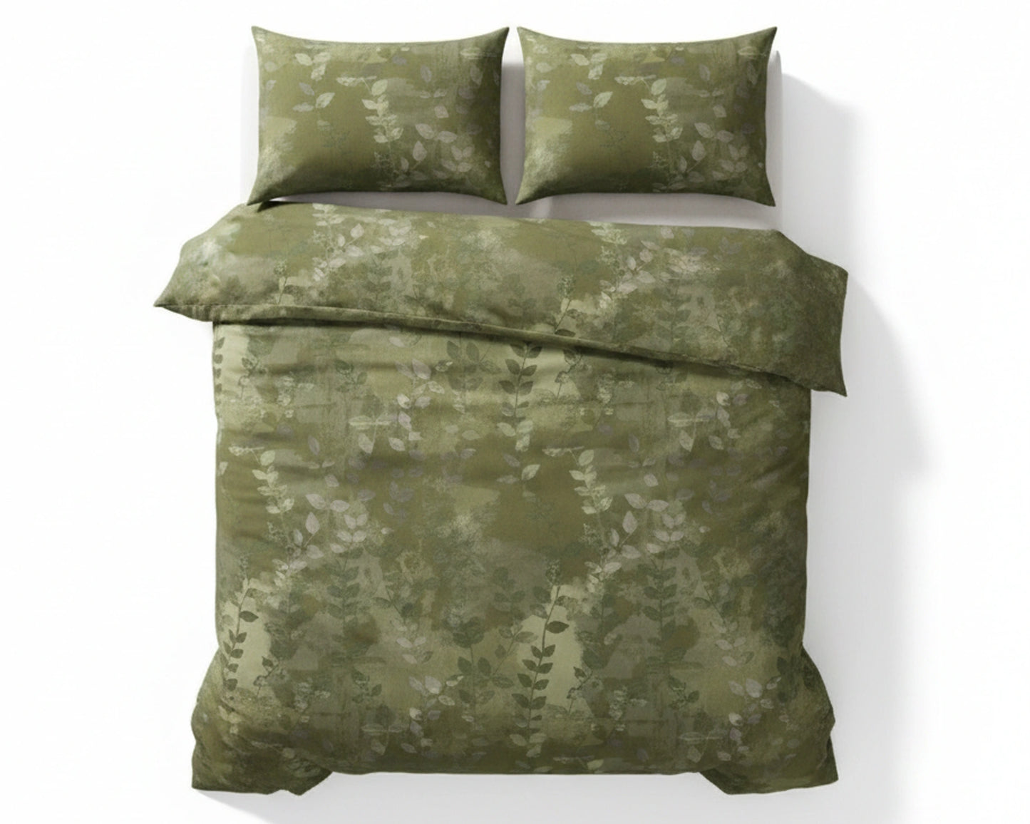 Dekbedovertrek 200x200 Katoen Leaves