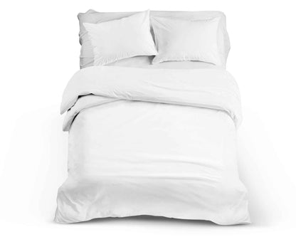 Dekbedovertrek 200x200 wit van 100% katoen - ademend, duurzaam en tijdloos -Beterkatoen