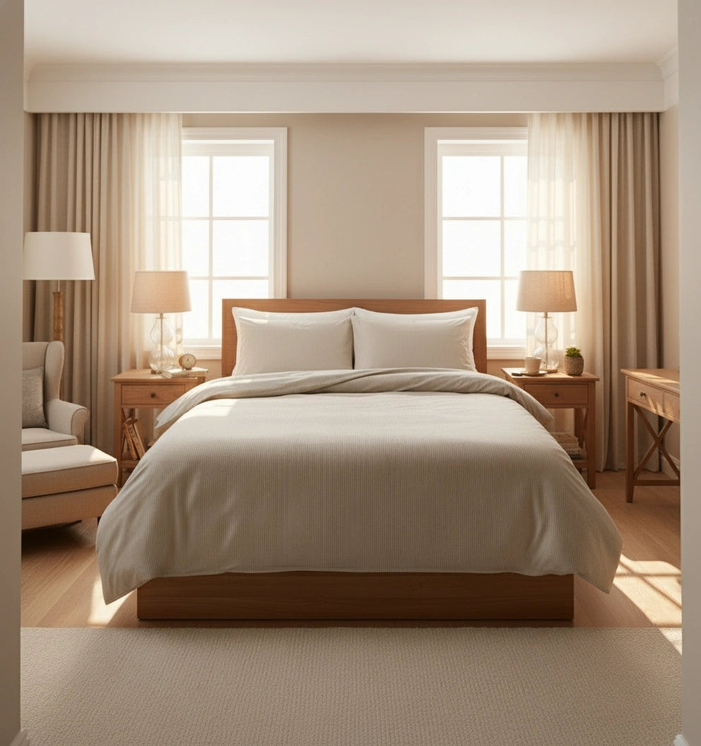 Dekbedovertrek 240x220 Katoen Stripes