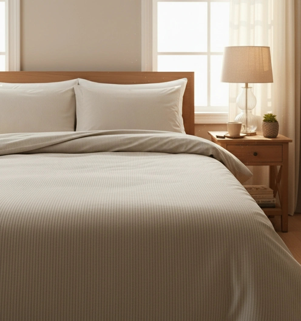 Dekbedovertrek 240x220 Katoen Stripes