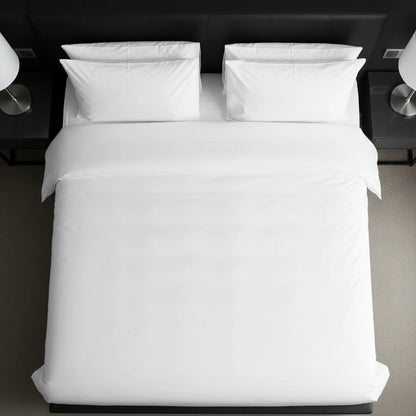 Hotel Dekbedovertrek 200x200 Katoen Wit