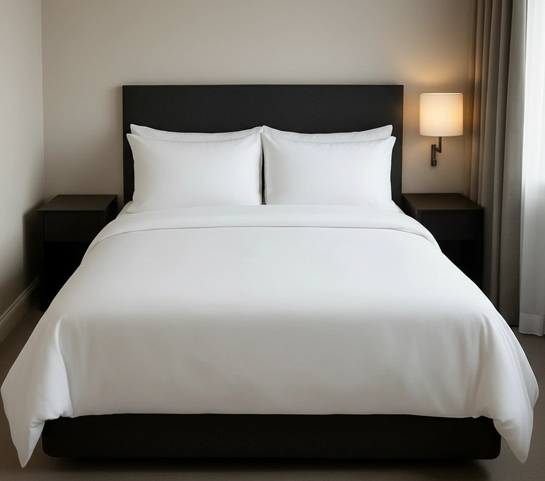 Hotel Dekbedovertrek 240x220 Katoen Wit