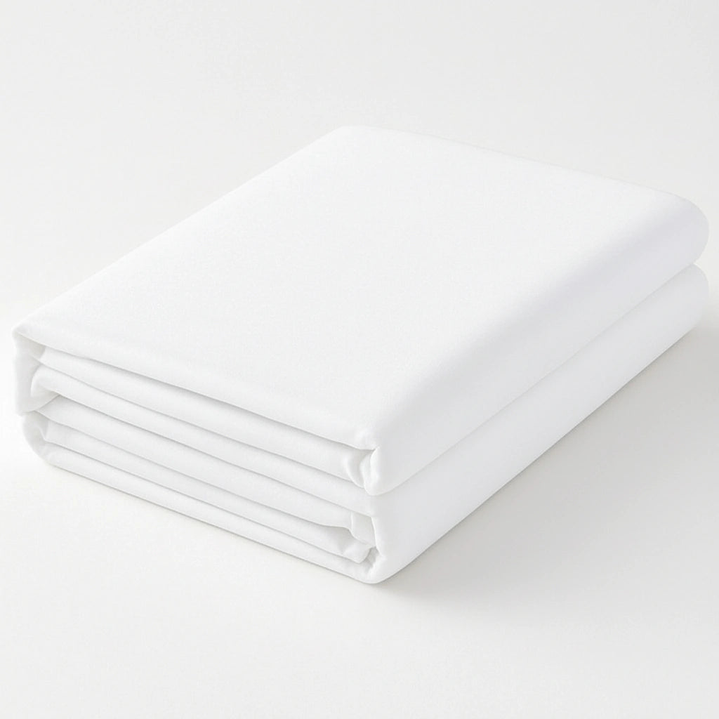 Laken Lits-Jumeaux Katoen 280x290 Wit