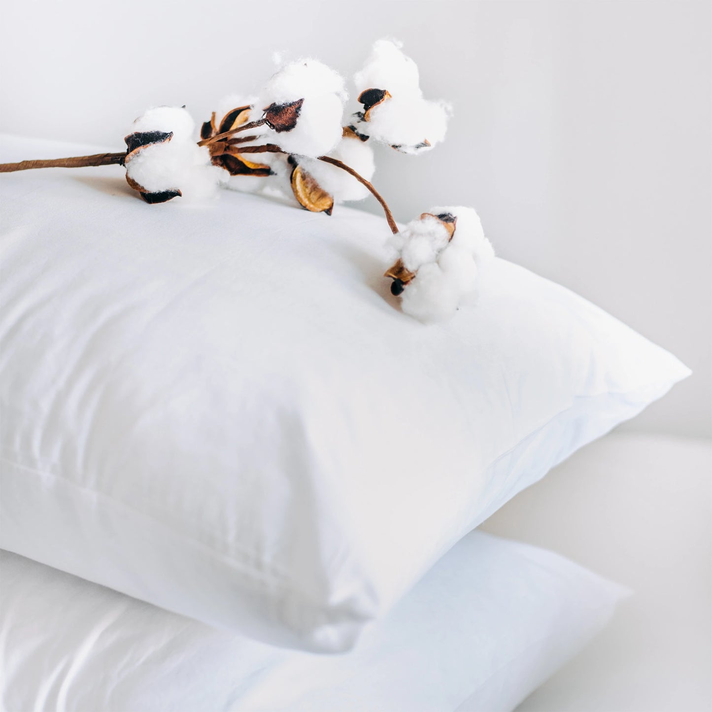 Kussenslopen 60x70 - Set van 2 - 100% Katoen - Wit