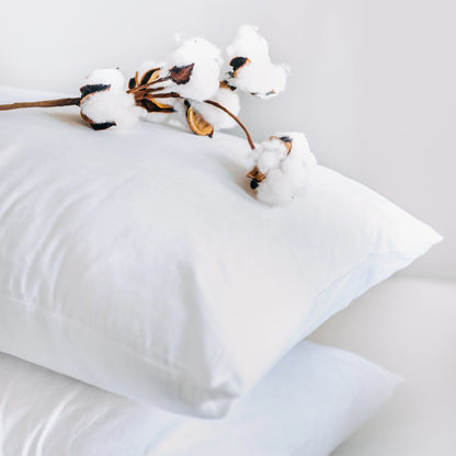 Kussenslopen 60x70 - Set van 2 - 100% Katoen - Wit