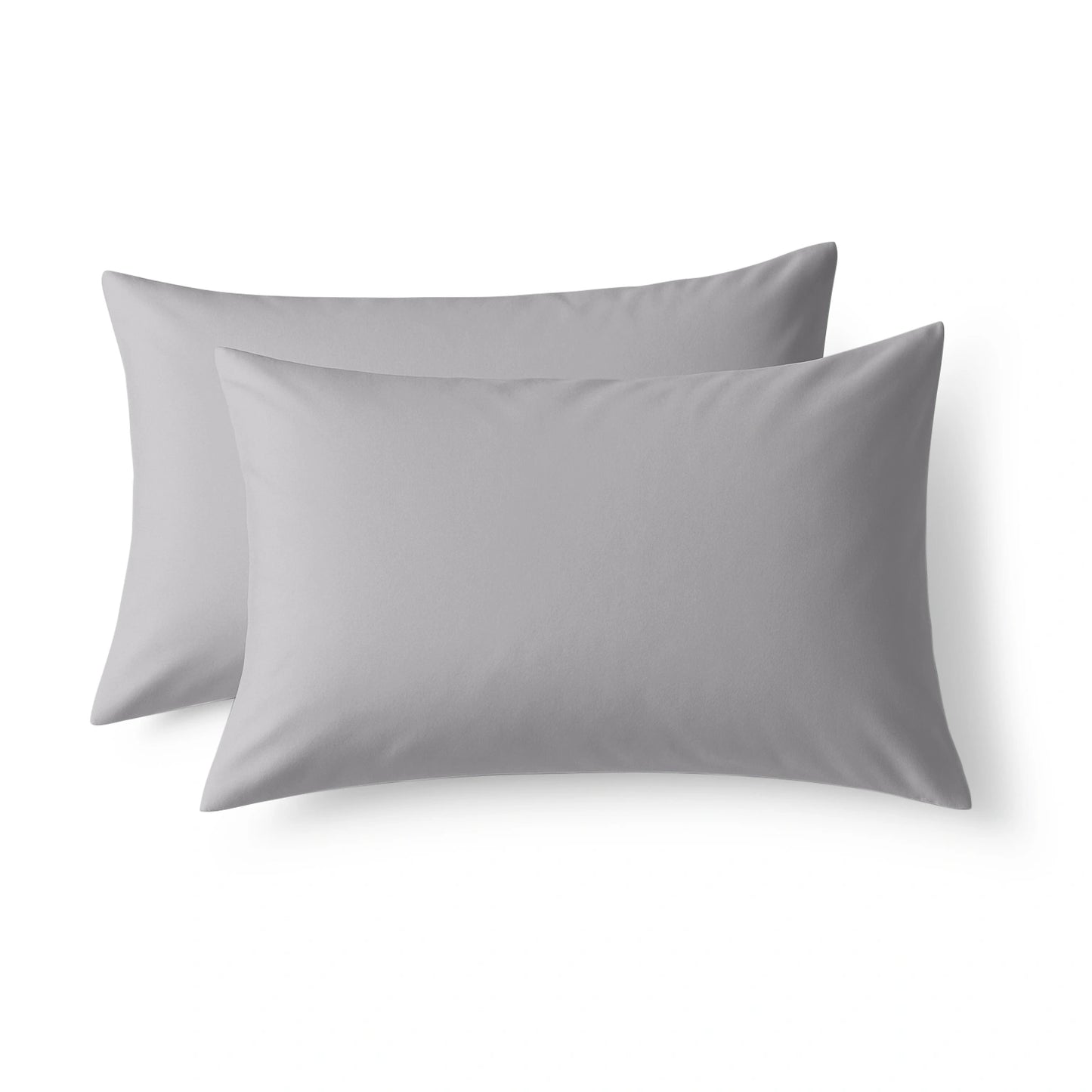 Kussenslopen 60x70 - Set van 2 - 100% Katoen - Grijs