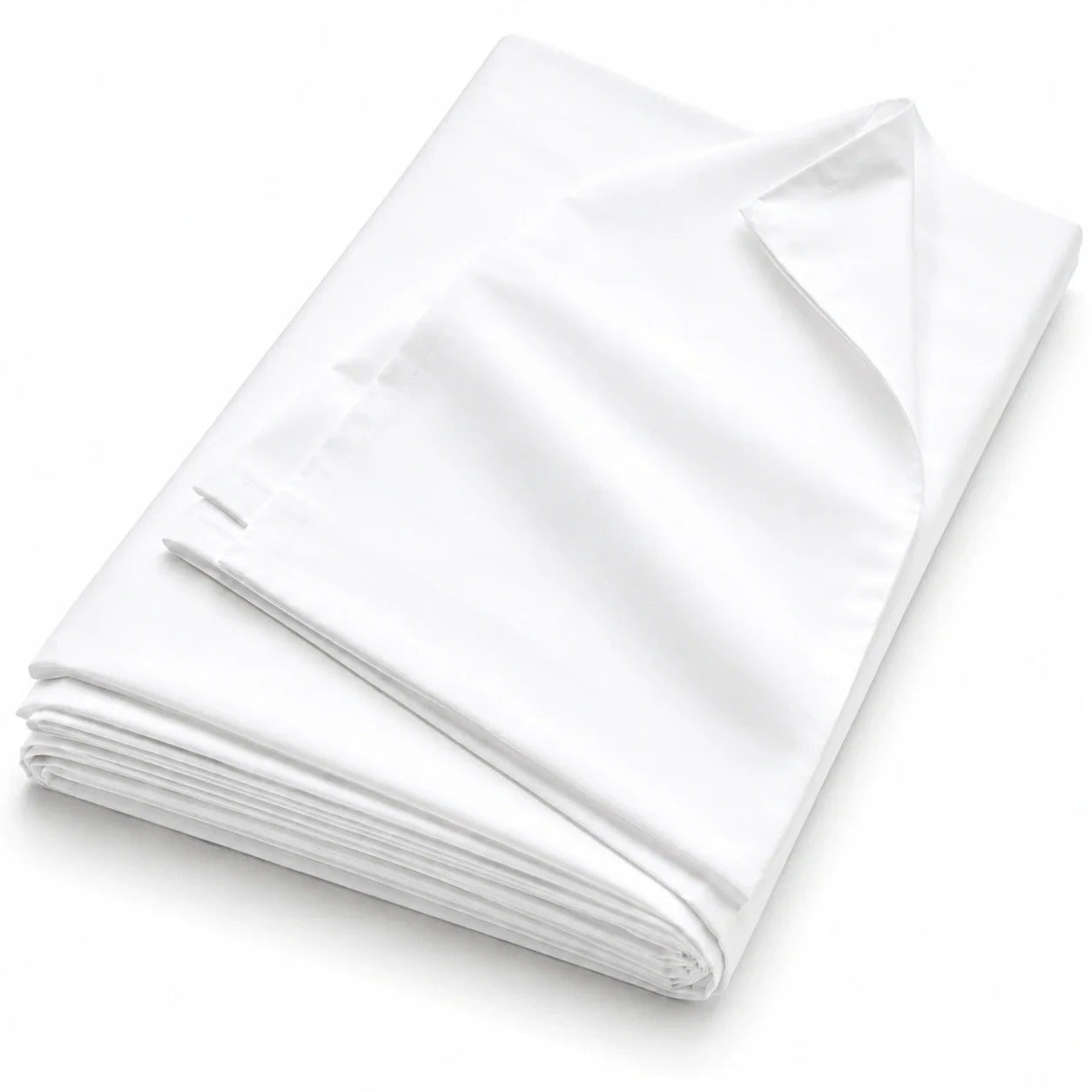 Laken 1-Persoons 180x300 - 100% Katoen Perkaal - Wit