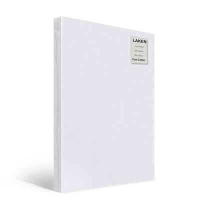 Lits-jumeaux wit katoenen laken - groot formaat, ademend en van hotelkwaliteit – Beterkatoen