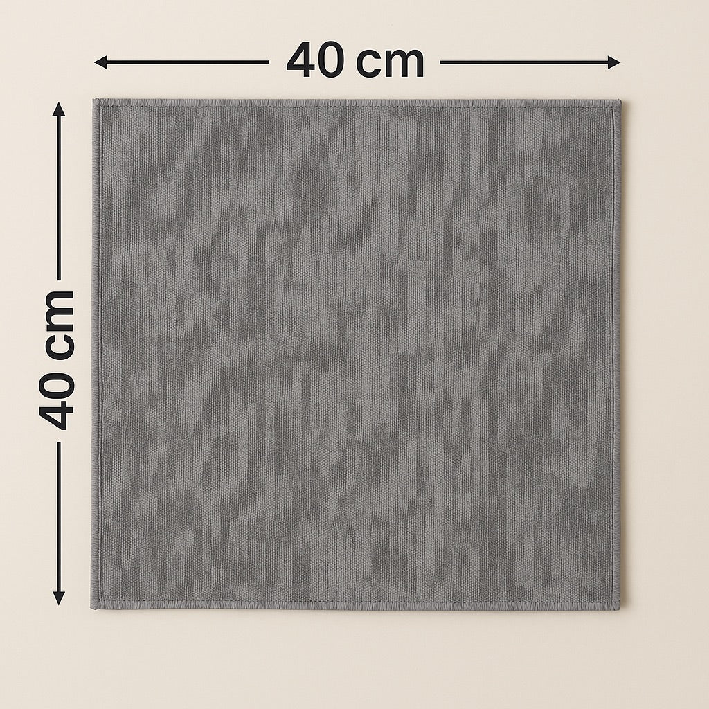 Microvezeldoek 40x40 cm antraciet - handig formaat voor poetsen, polijsten en schoonmaken - Beterkatoen