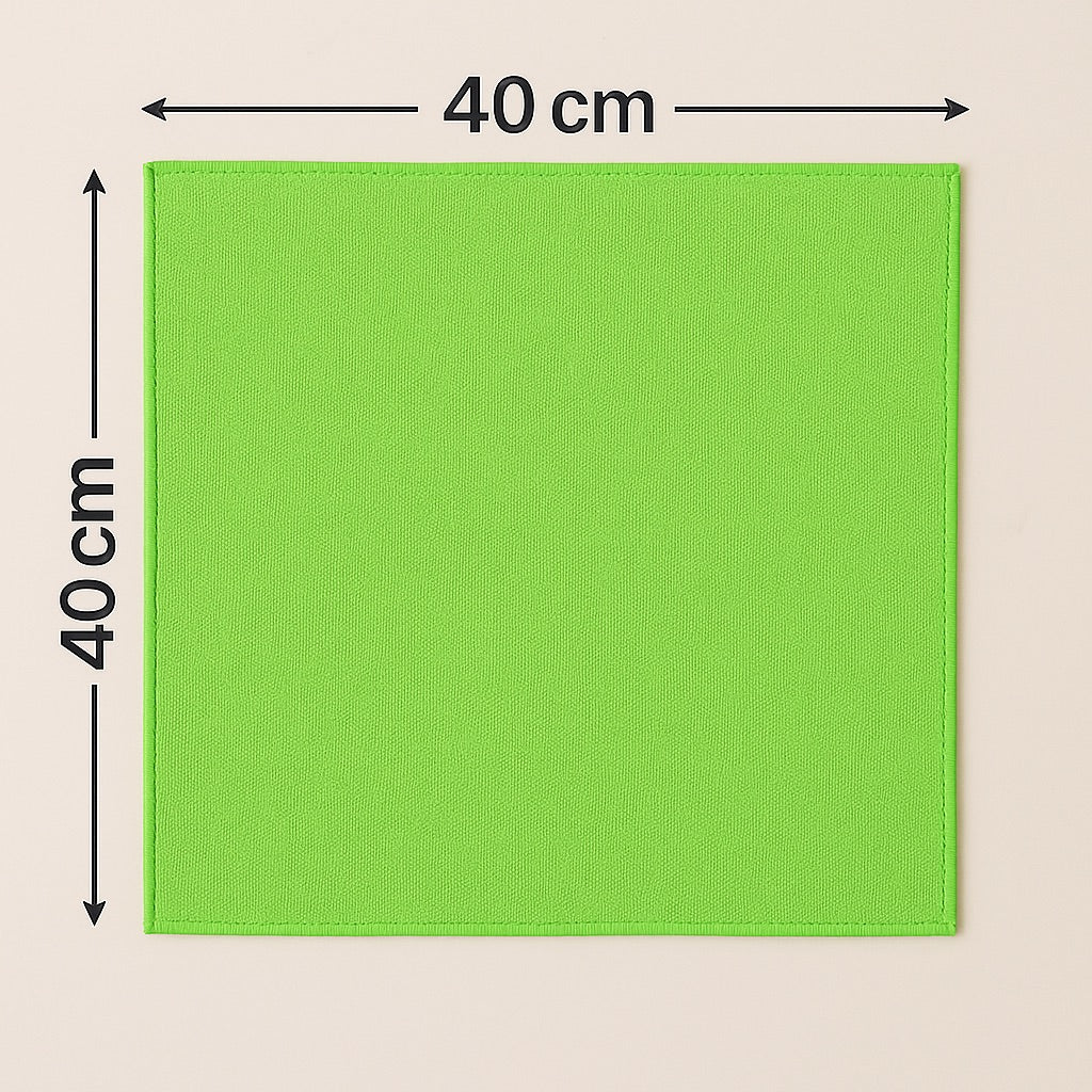 Microvezeldoek 40x40 cm groen - handig formaat voor poetsen, polijsten en schoonmaken - Beterkatoen